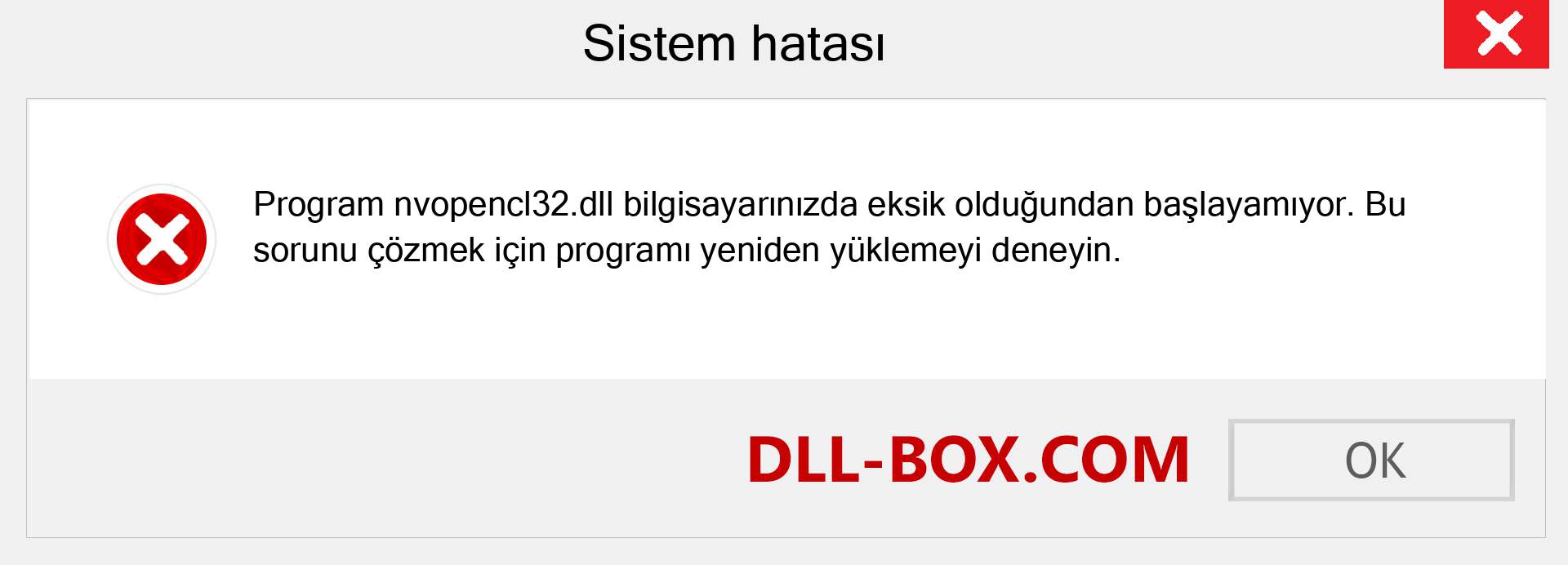 nvopencl32.dll dosyası eksik mi? Windows 7, 8, 10 için İndirin - Windows'ta nvopencl32 dll Eksik Hatasını Düzeltin, fotoğraflar, resimler